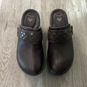 Crocs Platform Brown Clogs Shoes